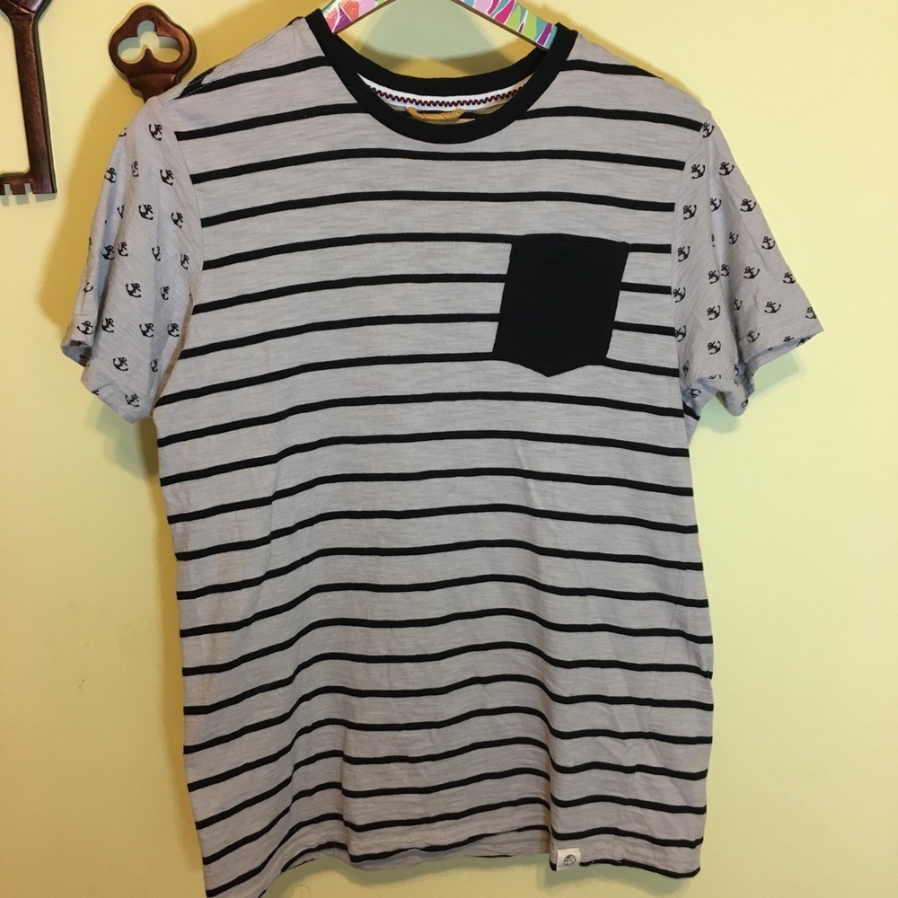 Free Planet Striped & Anchor Shirt
